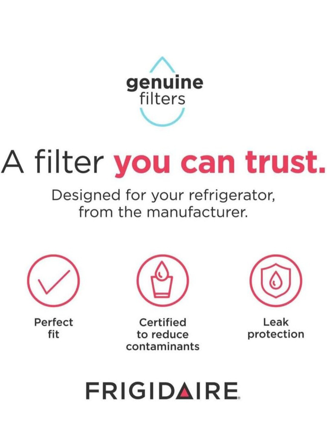1 Pack Frigidaire EPTWFU01 PureSource Ultra II Refrigerator Water