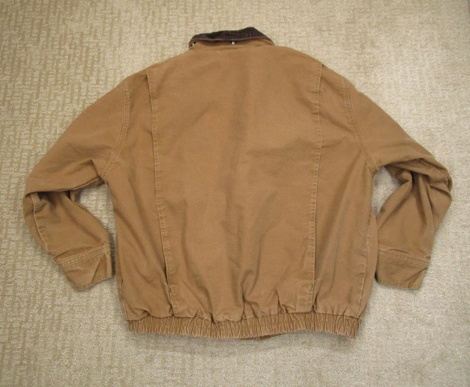 Bulwark FR Jacket Men Extra Large Brown Fire Flame Resistant Canvas Heavy Duty - Image 3 of 4