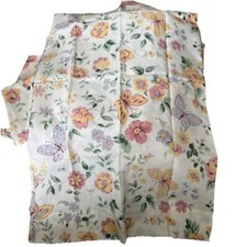 Dura-Soft Double 4 Pc Sheet Set-Flowed With Butterflies