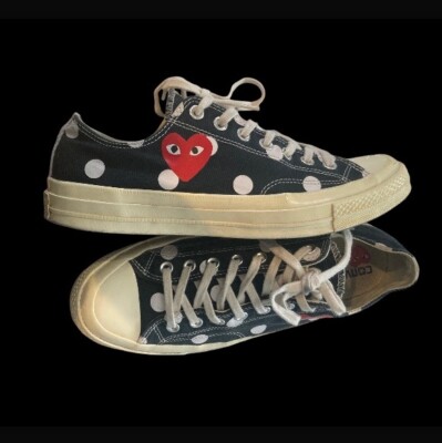 Converse Chuck 70 Low x Comme des Garcons Play Polka Dot Men’s SZ 10