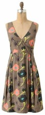 Anthropologie Ajisai Floral Dress by Sariah Carson Size 6