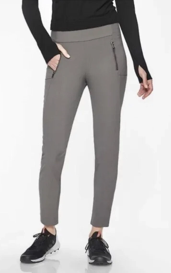 NWT Athleta Headlands Hybrid Tight Grey 0 XS Highline Hike Travel Work City