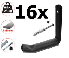16x Reifenhalter Wandhalterung – Felgenhalter Wand Set - Reifenhalte | 2517