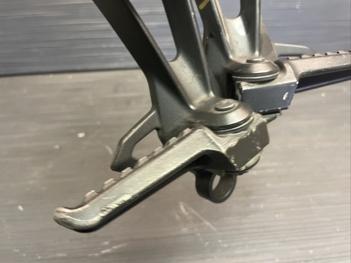 2014 Kawasaki Ninja ZX6R rear passenger footpeg brackets