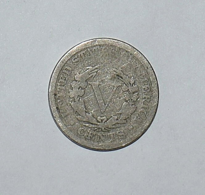 1906 Rare 119-Year-Old Barber Liberty V Nickel US Coin Die Crack Closed 6 - Image 3 of 4