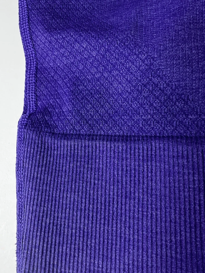 Leggings capri morados recortados callejeros sin costuras Lululemon para mujer talla 8 Foto 3 de 4