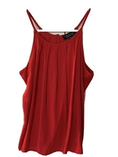 TRIXXI Clothing Company Francesa’s Boutique Red High Neck Tank Top Women’s XXS