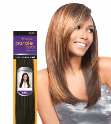 Outre Premium Purple Pack Yaki 100% Human Hair (10''-18'')