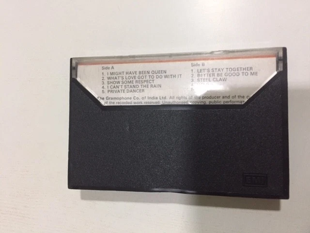 TINA TURNER private dancer RARE orig CASSETTE TAPE INDIA indian - Image 2 of 4