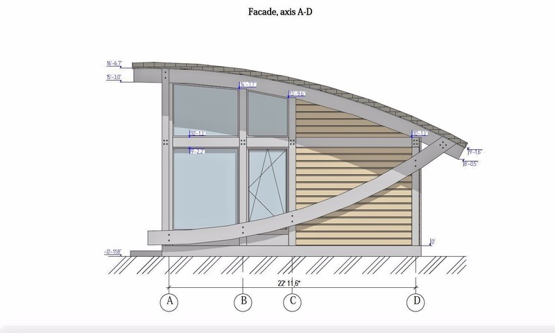 1080 ft2 TIMBER FRAME POOL HOUSE KIT ENGINEERED WOOD PREFAB BUILDING CABIN EASY - thumbnail 8