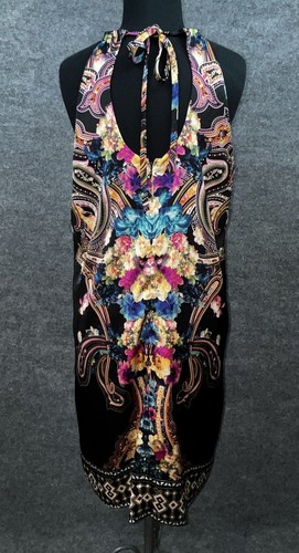 ECI New York Halter Dress M Floral Boho Festival Resort Y2K Cruise Fairy - Picture 3 of 19