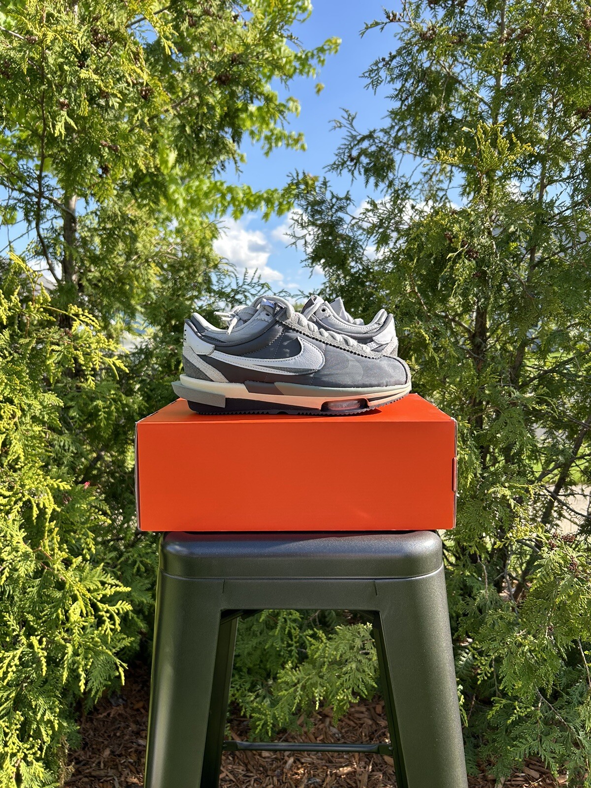 SACAI X NIKE Nike Zoom Cortez SP x Sacai ""Grigio ferro"" taglia 6 nuovissime