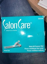 H4 New Sealed Salon Care All Purpose Metal Clips 80 count Hair