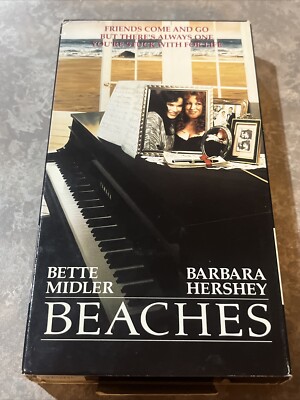 Beaches VHS Bette Midler Barbara Hershey Comedy Drama Music **TESTED**