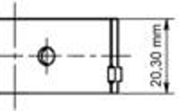 Pleuelpfanne Opel OHC 2.0B 86-