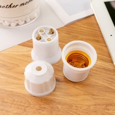 10x E27 Light Bulb Pendant Lamp Round Fixing Base Holder Screw Lamp Cap Socket