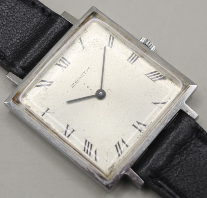 ZENITH Square Dress watch Roman numerals dial cal 2310  display picture 1