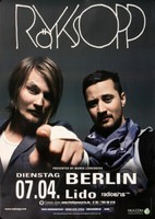 RöYksopp - Junior , Berlin 2009 | Konzertplakat | Poster