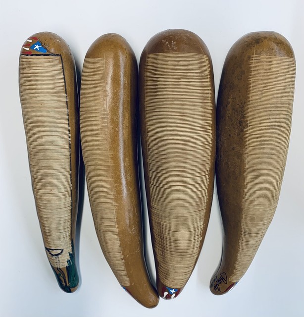 Guiro Artesanal Corte Original 12” 13” Bandera Puerto Rico Puyero Incluido 5d2. eBay