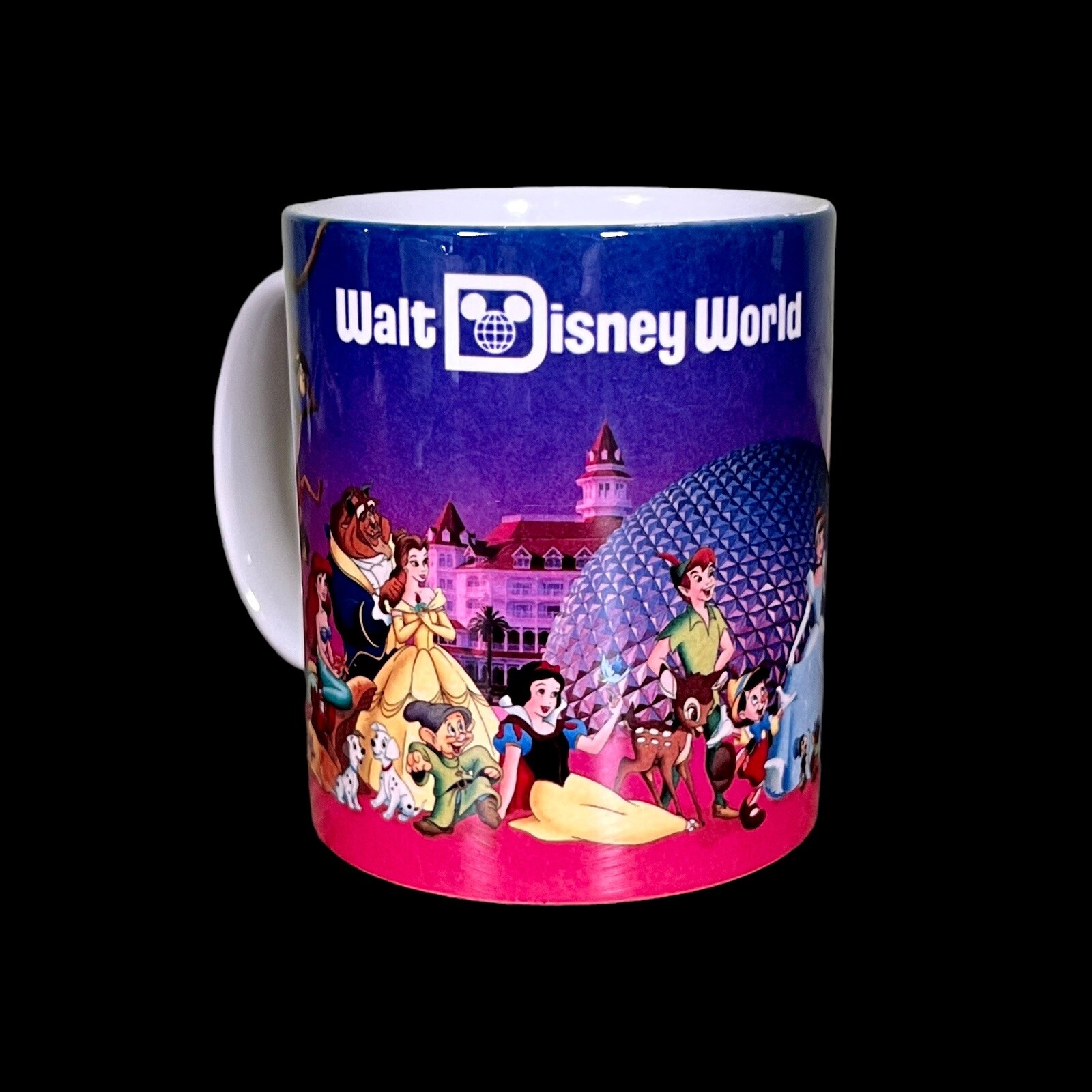 Vintage Walt Disney World Coffee Mug Cup Epcot Magic Kingdom MGM Princesses eBay