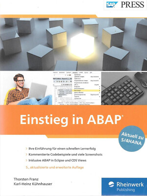 Einstieg in ABAP: Die Einführung für SAP-Programmiereinsteiger   SAPS/4HANA
