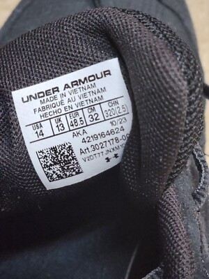 Under Armour Charged Assert 13 Black