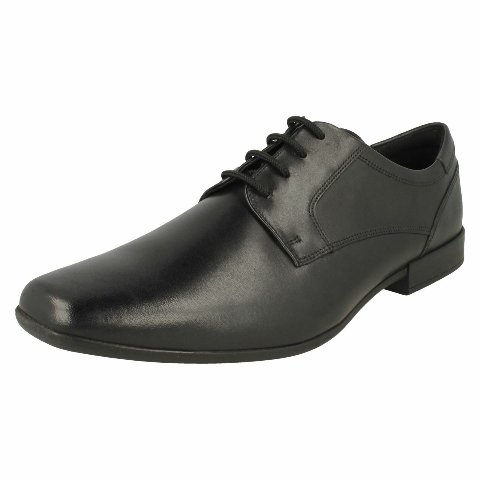 SAOLA Mens Clarks Smart Everyday Leather Lace Up Formal Derby Style Shoes Sidton Lace