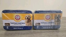 Lot Of 4 Arm  Hammer for Pets Tartar Control Dental Mints Dog Dental Mints.