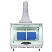 OPHIR Upgraded Airbrush Spray Booth w Water Curtain Filter,LED Lights f Painting