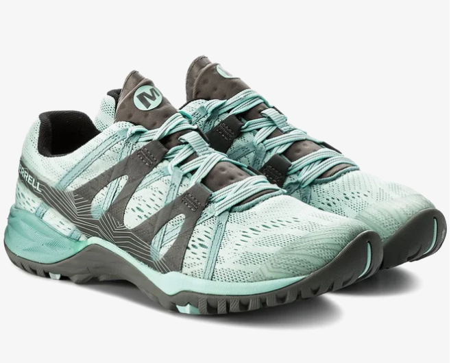 Merrell Women's 10 Siren Hex™ Q2 E-Mesh Hiking Shoes in Bleached