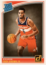 2018-19 Panini Donruss Basketball Rated Rookies #192: Troy Brown Jr. Donruss