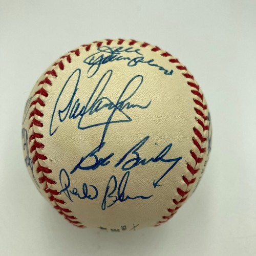 Beautiful 1976 Cincinnati Reds World Series Champs Team Signed Baseball JSA COA - Picture 2 of 9