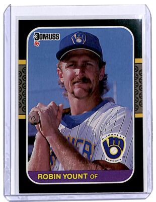 1987 Donruss. Robin Yount Milwaukee Brewers #126.