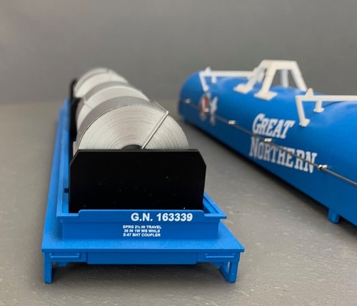 O Gauge MTH 20-98276 Great Northern Coil Car #163339 O0295 LZ - Picture 6 of 9