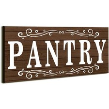 Pantry Sign Pantry Wall Decor Farmhouse Pantry Sign Wooden Rustic Pantry Sign...