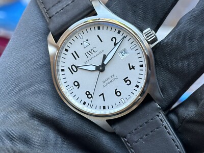 IWC Pilots Mark XX Stainless Steel Automatic 40 mm WHITE Watch