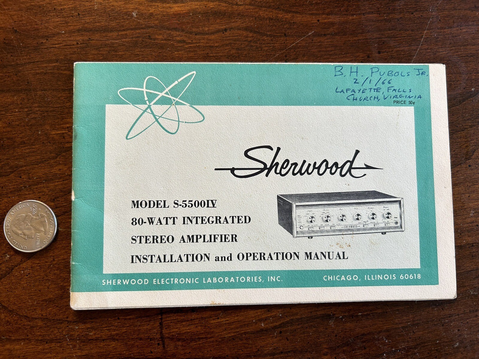Sherwood S-5500 vintage audio equipment - eBay listing photo 1
