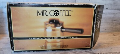 Mr Coffee Espresso Maker Glass Cup Carafe Lid  Replacement Krups Braun Ecm7 Ecm8