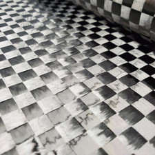 12K Ultra-thin Carbon Fiber Fabric Cloth Grid Plain Weave Carbon Cloth 100x50cm