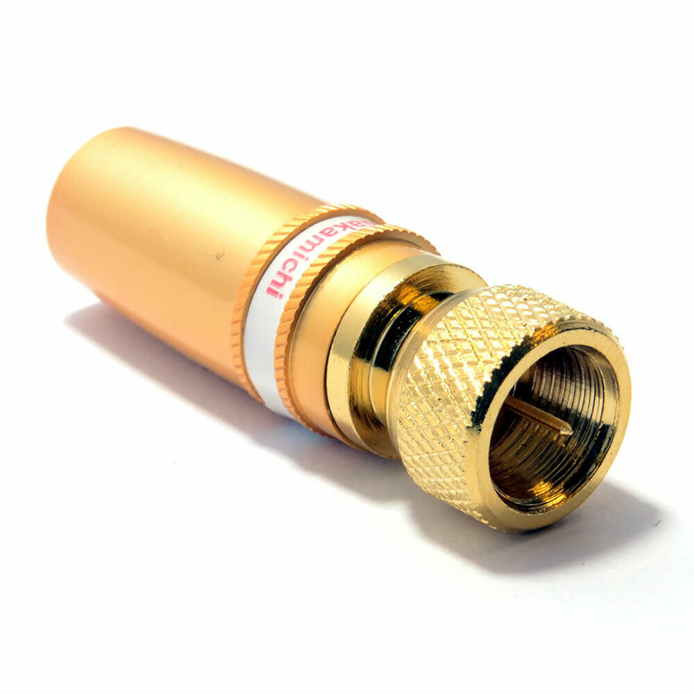 F Type Pro Grade Connector Twist On Satellite TV Coax CT100 Cable Plug