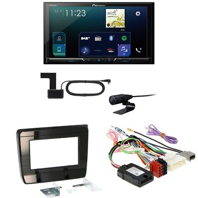 Pioneer SPH-DA230DAB CarPlay Android Auto Einbauset für Isuzu D-Max 3 ab 2020