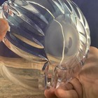 Mikasa Heavy Cut Crystal Vase / Bowl Scalloped Rim Clear Tulip 6" H x 8.25”Dia — photo 10