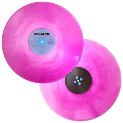 ✨ Coraline–Original Motion Picture Soundtrack 2XLP Fuchsia Galaxy