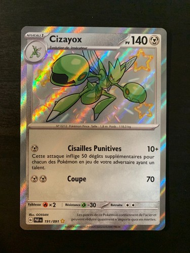 Carte Pokémon : Cizayox 191/091 PAF Destinées de Paldéa Française NEUF