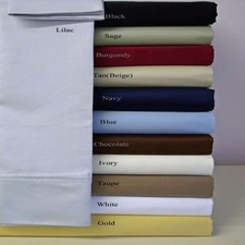 Twin Size Home Bedding Collection 1000TC Egyptian Cotton Select Item  Color
