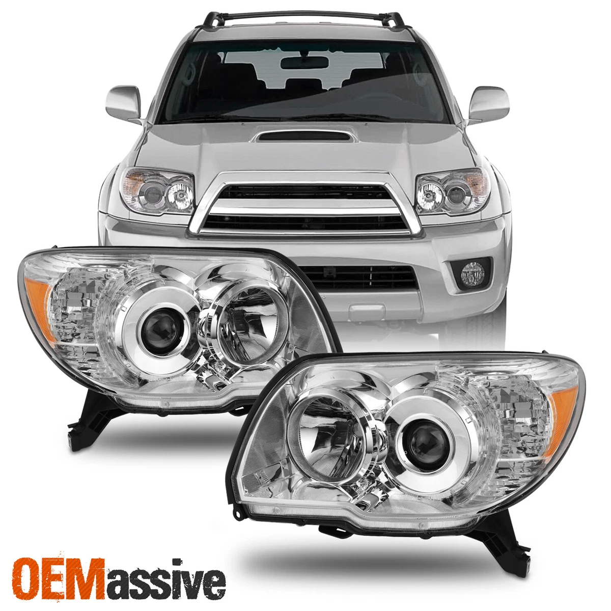 Fits 06 09 Toyota 4Runner Headlight Headlamps Replacement Left Right 2006 2009