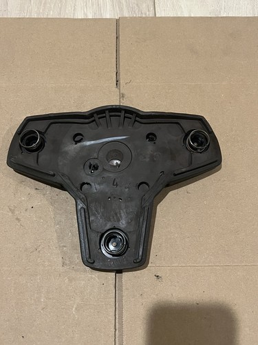 Porsche 924 924S 944 951 3-Spoke Steering Wheel Horn Button Pad - DARK BROWN - Picture 11 of 11
