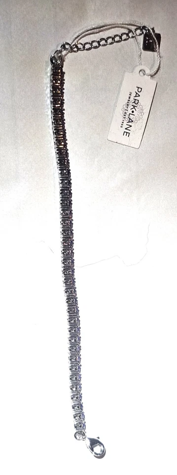 RARO! Park Lane MICRO Zafiro Impresión Pulsera, Pendientes, Collar Plata! Foto 4 de 4