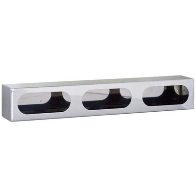 BUYERS PRODUCTS LB3253SST Triple Oval Light Box,4x25x3.5 In.,SST 29UZ54