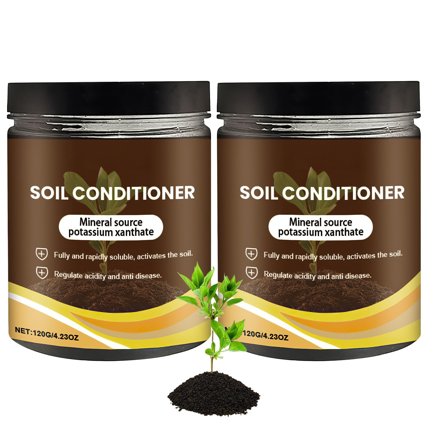 2Pcs Soil Activator, Professional Bone Meal Fertilizer, Dirt Health Booster, Liq